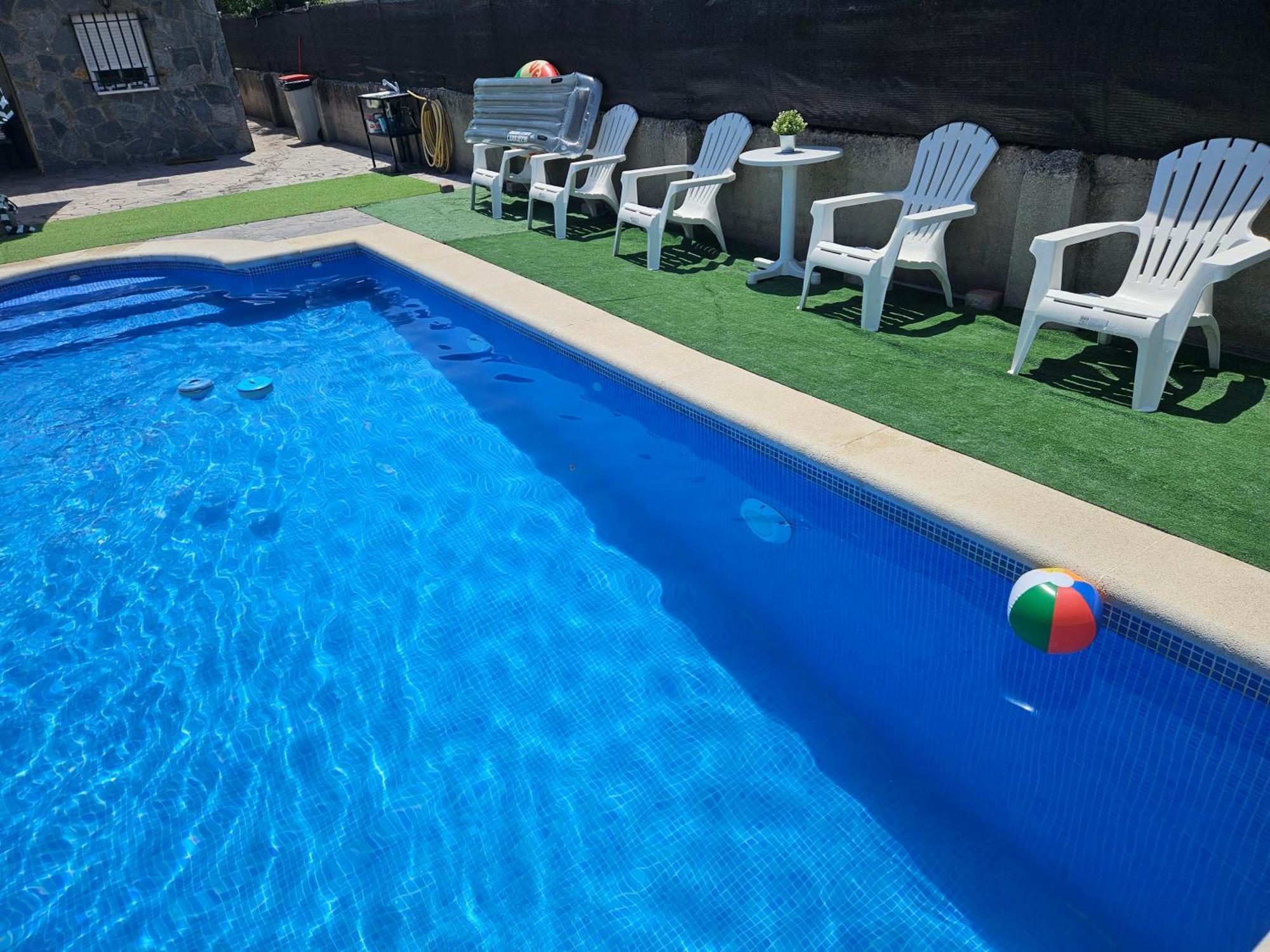 Chalet Con Piscina 50 Minutos Madrid En Escalona Toledo Exterior photo