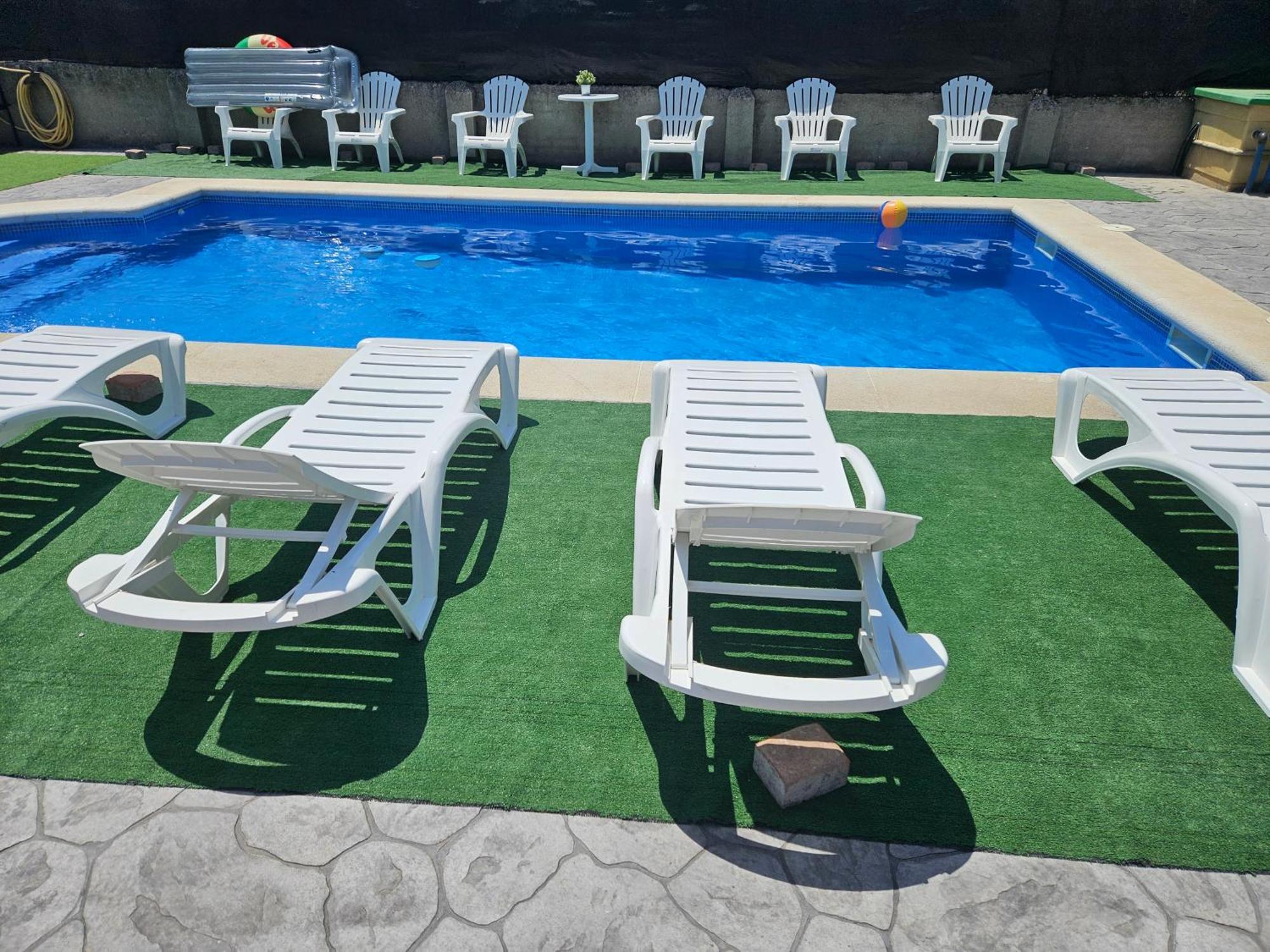 Chalet Con Piscina 50 Minutos Madrid En Escalona Toledo Exterior photo